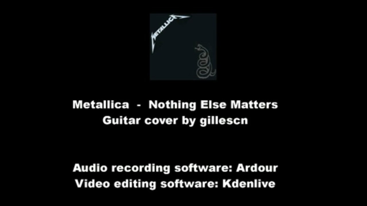 Metallica - Nothing Else Matters (Guitar Cover)