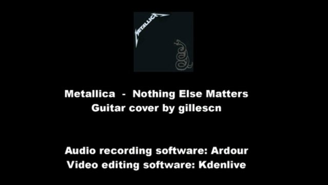 Metallica - Nothing Else Matters (Guitar Cover)