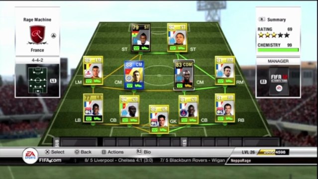 FIFA 12 - Squad Builder - TOTS Belhanda [French League]