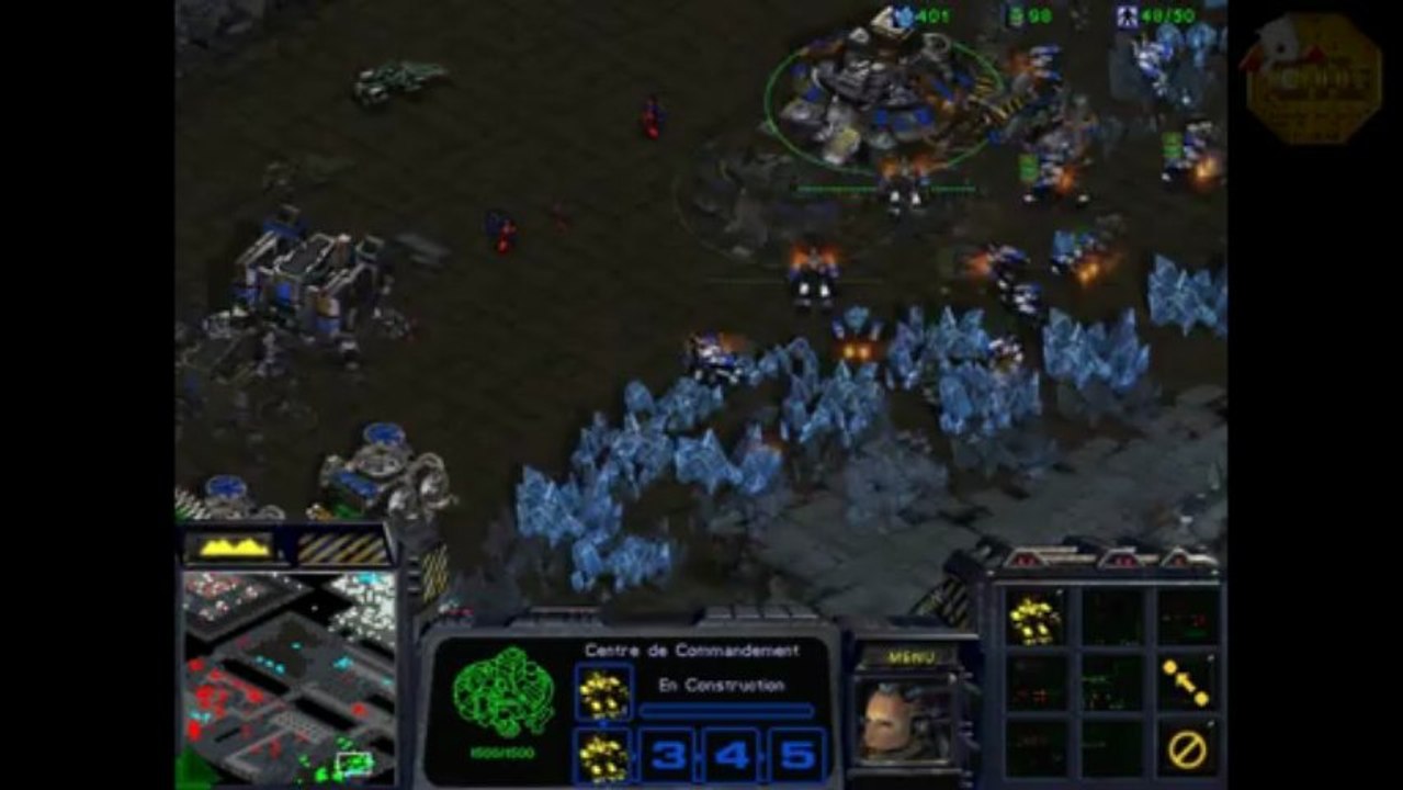 Starcraft Walkthrough FR Campagne Terran - Mission 10 - Le marteau s'abat - Partie 1/2