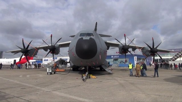 L'Airbus A400M au salon du Bourget 2013