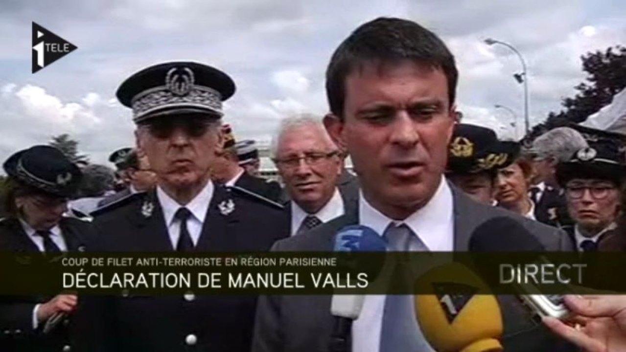 Manuel Valls :"une menace toujours présente"