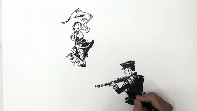 Une impressionnante démonstration de dessin par Kim Jung Gi