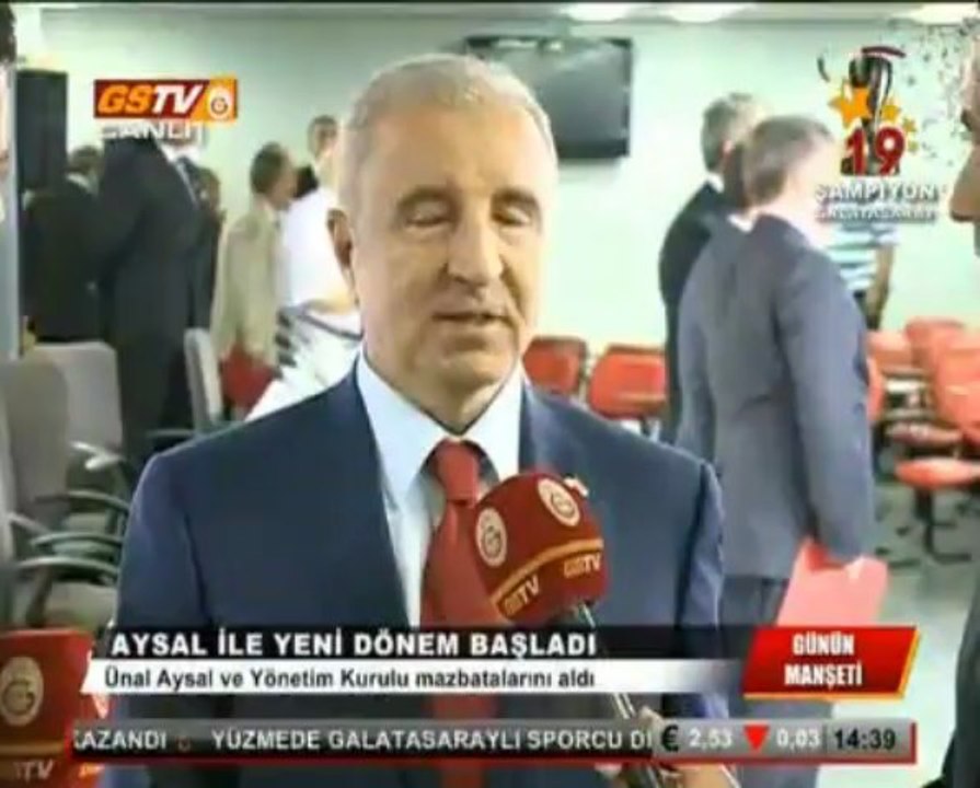 Ünal Aysal'ın Açıklamaları