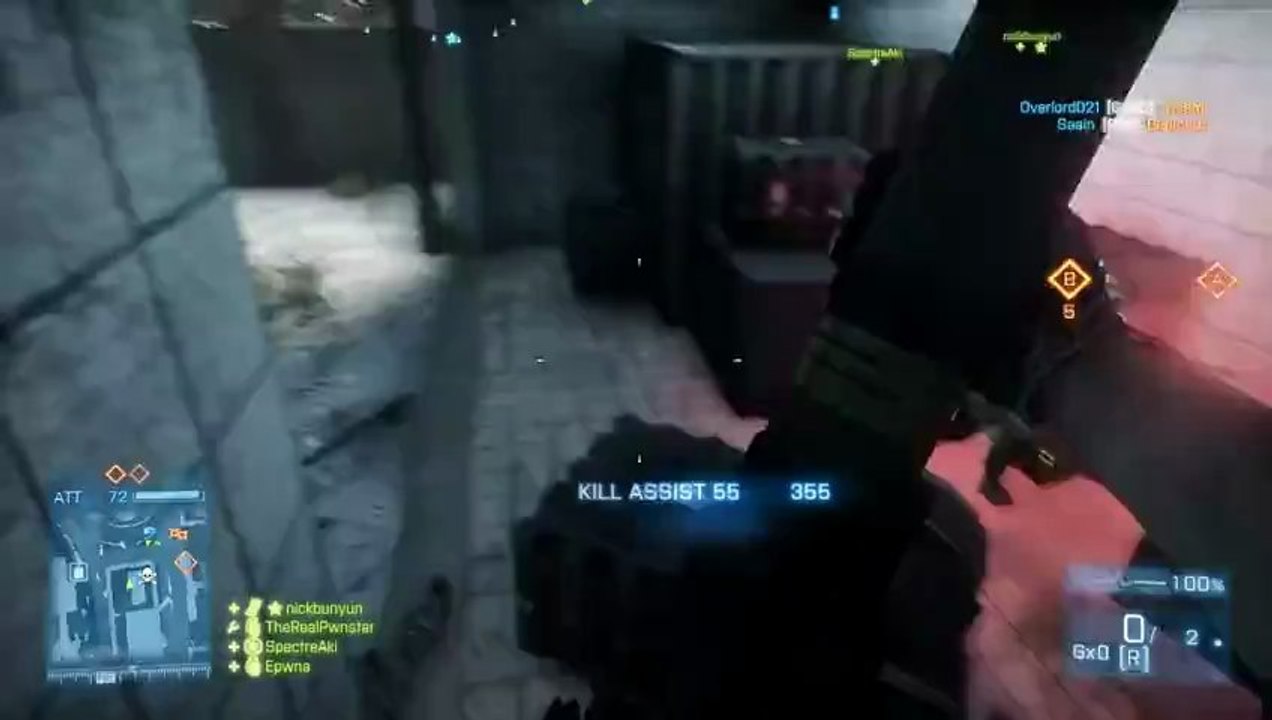 Battlefield 3 Squad Feed "Paddycake Trolling" Ft Epwnaz and Nick Bunyun