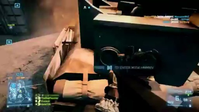 Battlefield 3 SQUAD FEED! Vehicle Chase Scene Ft. NickBunyun