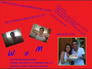 PARTICIPA POR KRIS Y SONIA