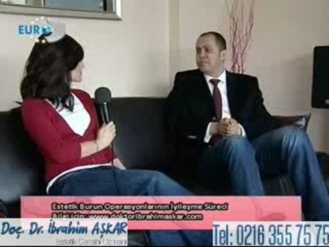 Doç. Dr. İbrahim Aşkar, Burun estetiği hakkinda saglik turu programında bilgi veriyor