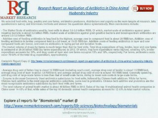 China Animal Husbandry Antibiotics Application Report