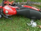 Un nuevo accidente de motocicleta por exceso de velocidad  deja a una víctima más  gravemente herido