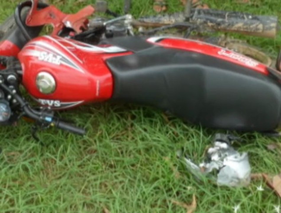 Un nuevo accidente de motocicleta por exceso de velocidad  deja a una víctima más  gravemente herido