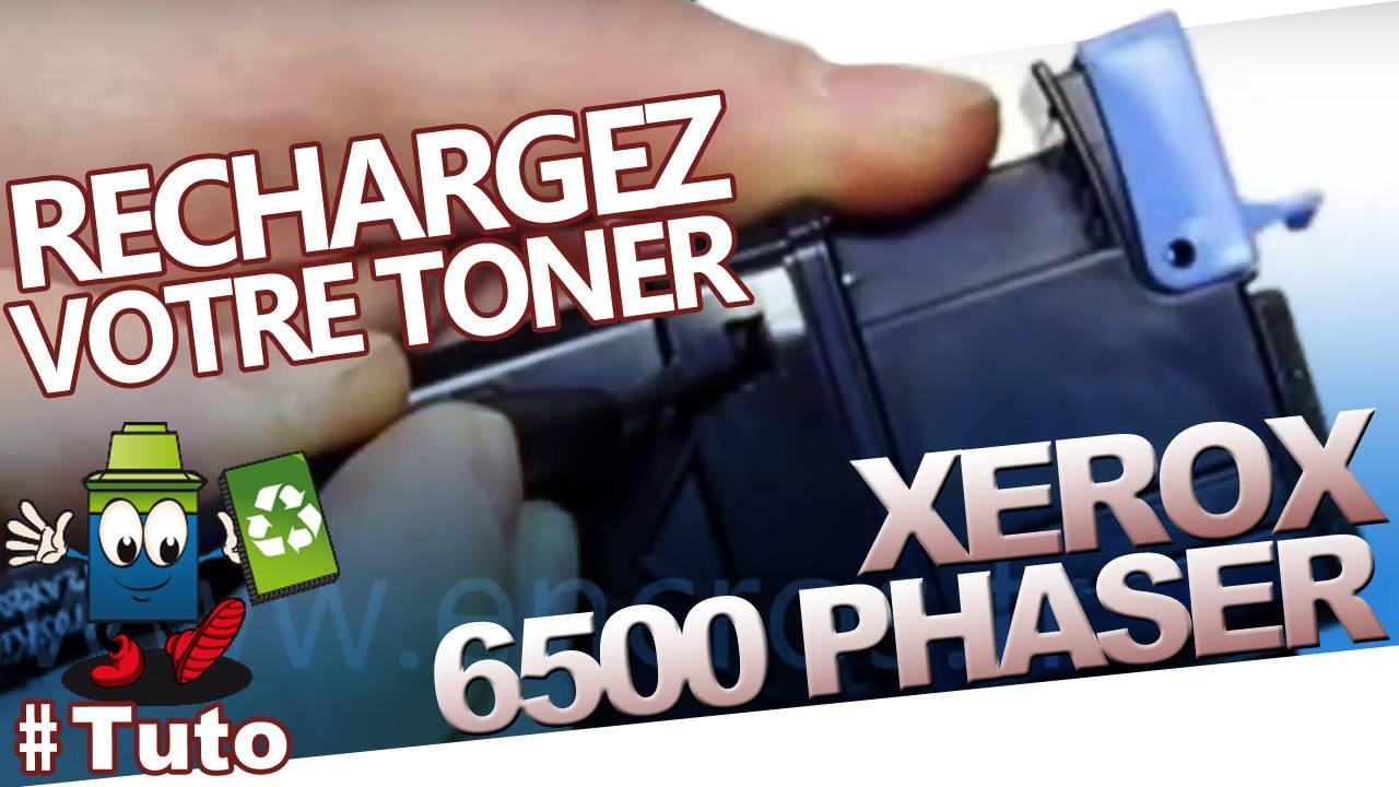 Comment recharger les cartouches laser de Xerox Phaser 6500
