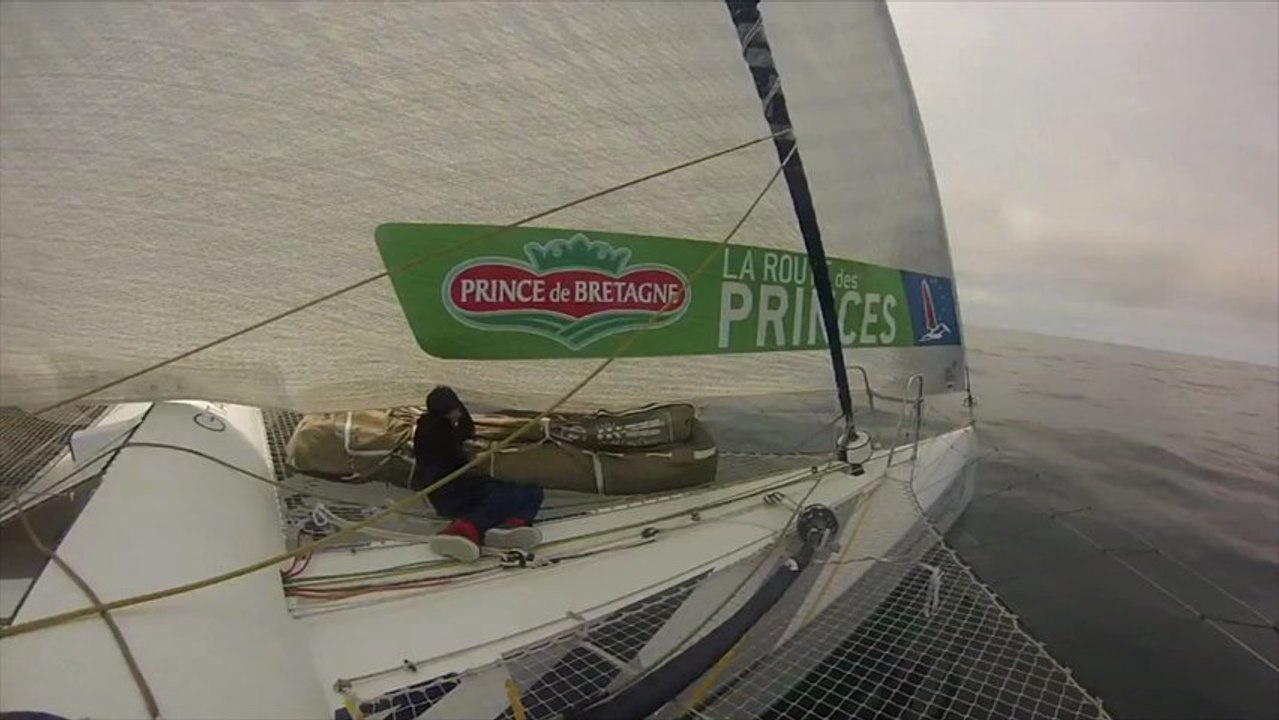 Images embarquées du Mod 70 Edmond de Rothschild - 25/06/2013