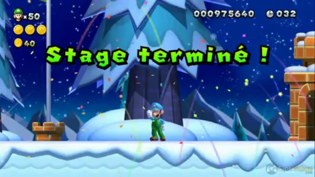 Soluce New Super Luigi U : Niveau 4-2 autre solution pour l'étoile