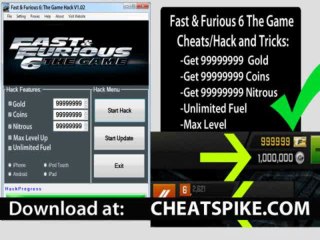 Fast and Furious 6 Cheat for unlimited Gold and Fuel No jailbreak