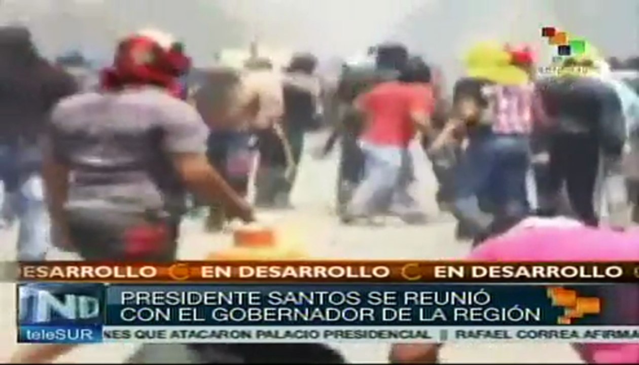 Conflicto agrario sin diálogo ante exigencias del Ejecutivo: Colombia