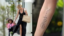 Heidi Klum Removing Her Seal Tattoo
