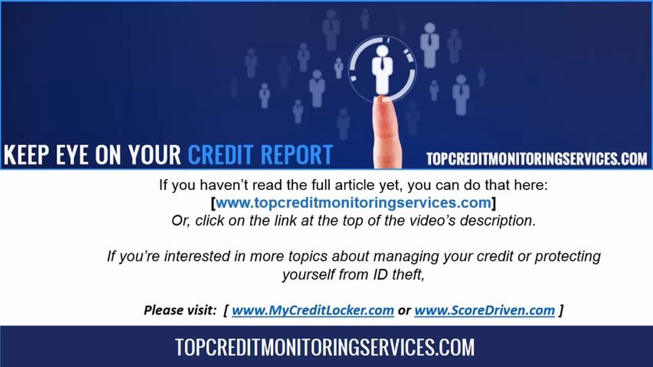 How often does a person need credit monitoring services