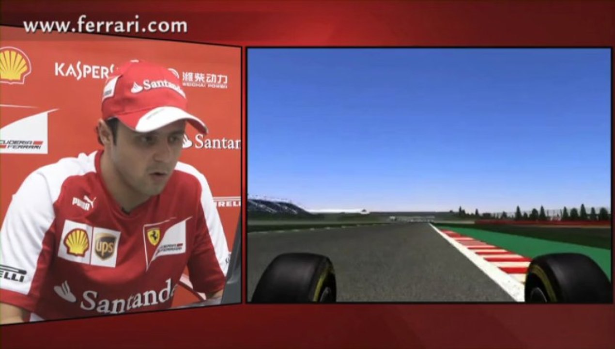 Autosital - Tour de piste virtuel du circuit de F1 de Silverstone avec Felipe Massa