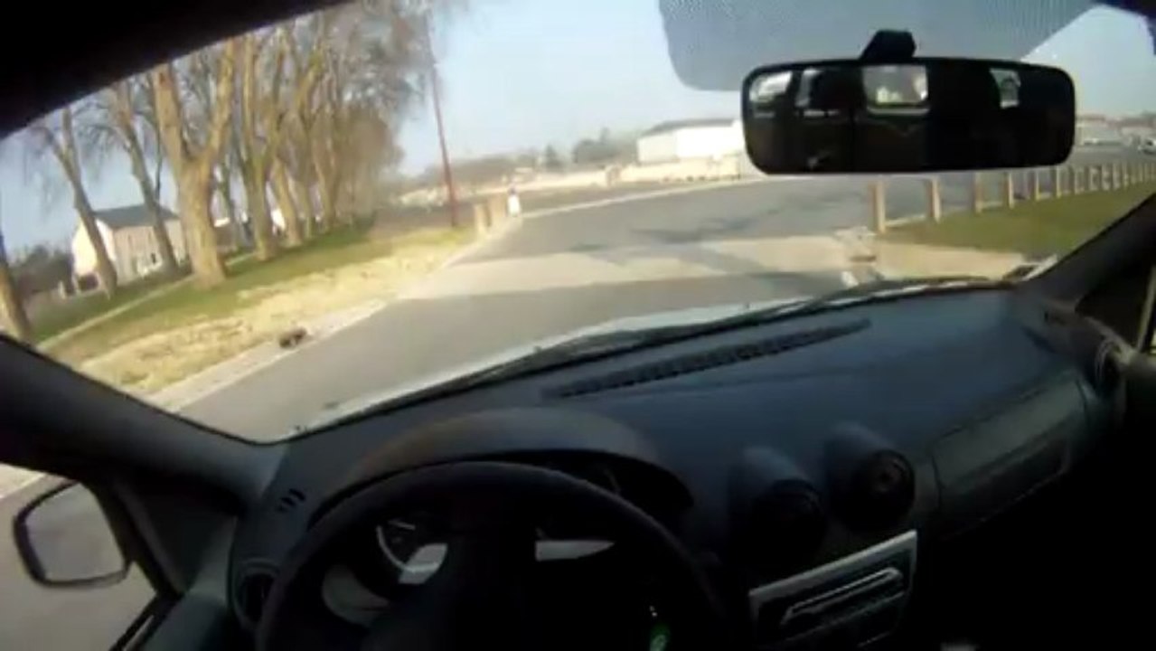 Triathlon Fontenay Le Comte 2013 Parcours Vélo MP-Pous (1A-R 1Km)