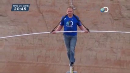 A tightrope across the Grand Canyon