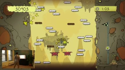 Doodle Jump - Gameplay de la version Kinect