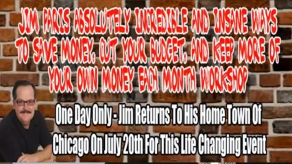 Jim Paris Coming To Chicago July 20th