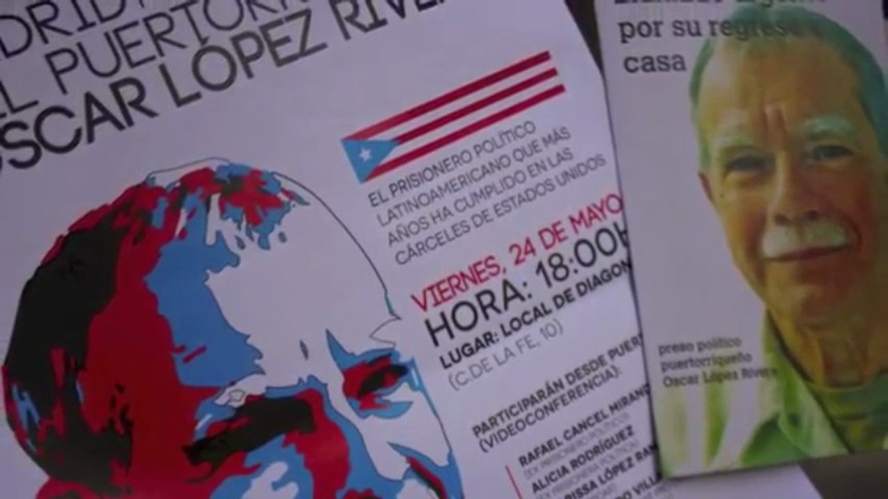 Madrid por la excarcelación de Oscar López Rivera