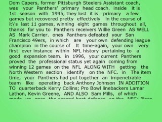 Carolina Panthers that this Carolina Panther sdesigned History