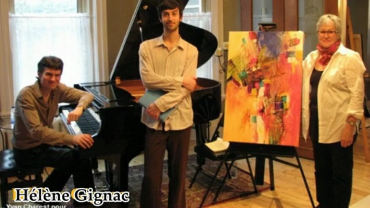 Hélène Gignac toile Armande Hebert - Maison de la musique - CoopSARS - LaRPV