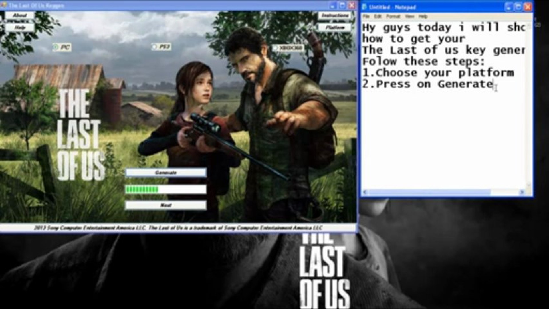 The Last Of Us Key Generator - video Dailymotion