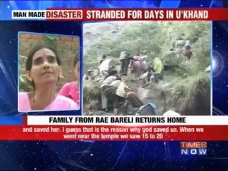 Uttarakhand flood: Family from Rae Bareli returns home