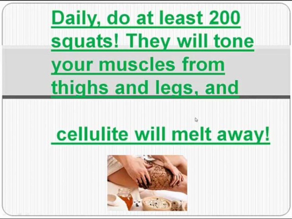 coffee cellulite wraps tip 8 do 200 squats daily