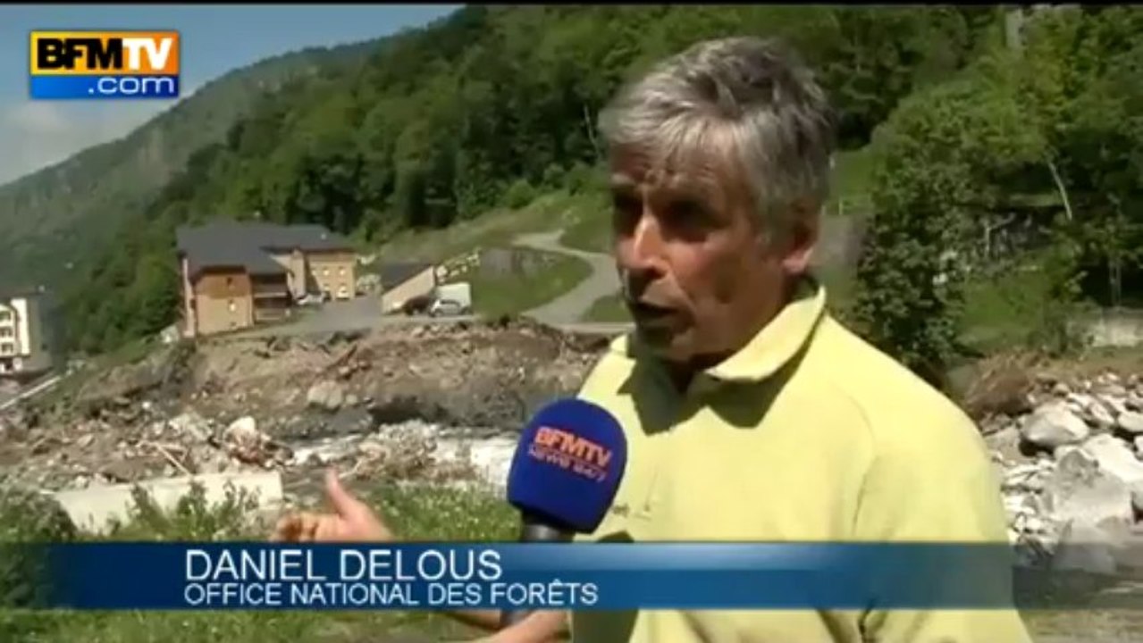 Inondations: un hôtel menace de s'effondrer à Barèges - 26/06