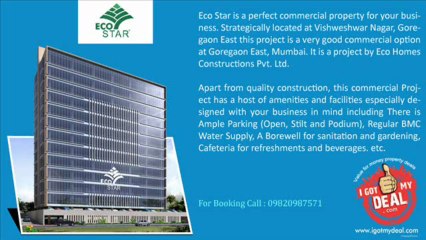 Eco Star Commercial Project Goregaon @ 09820987571