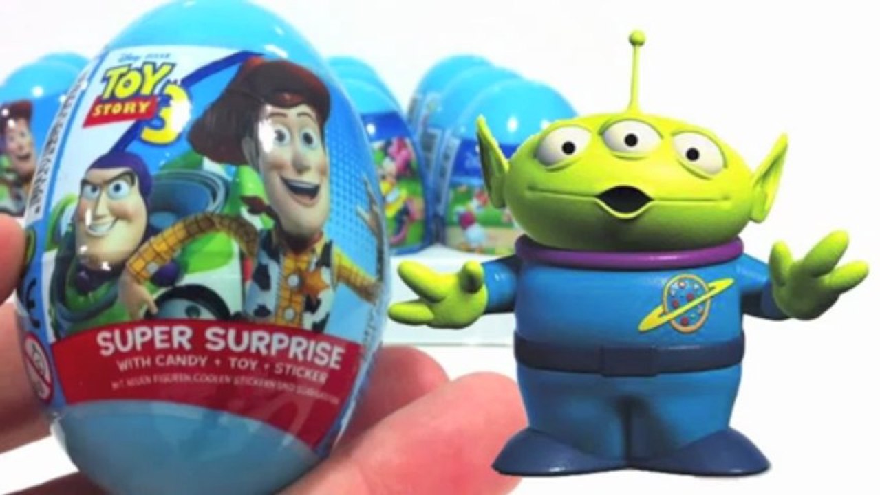 Surprise Egg Toy Story 3 unboxing Alien ASMR