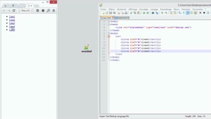 Creer un menu html en 10 minutes facilement