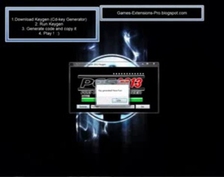 Pro Evolution Soccer 2013 Keygen Free Download 2013 !