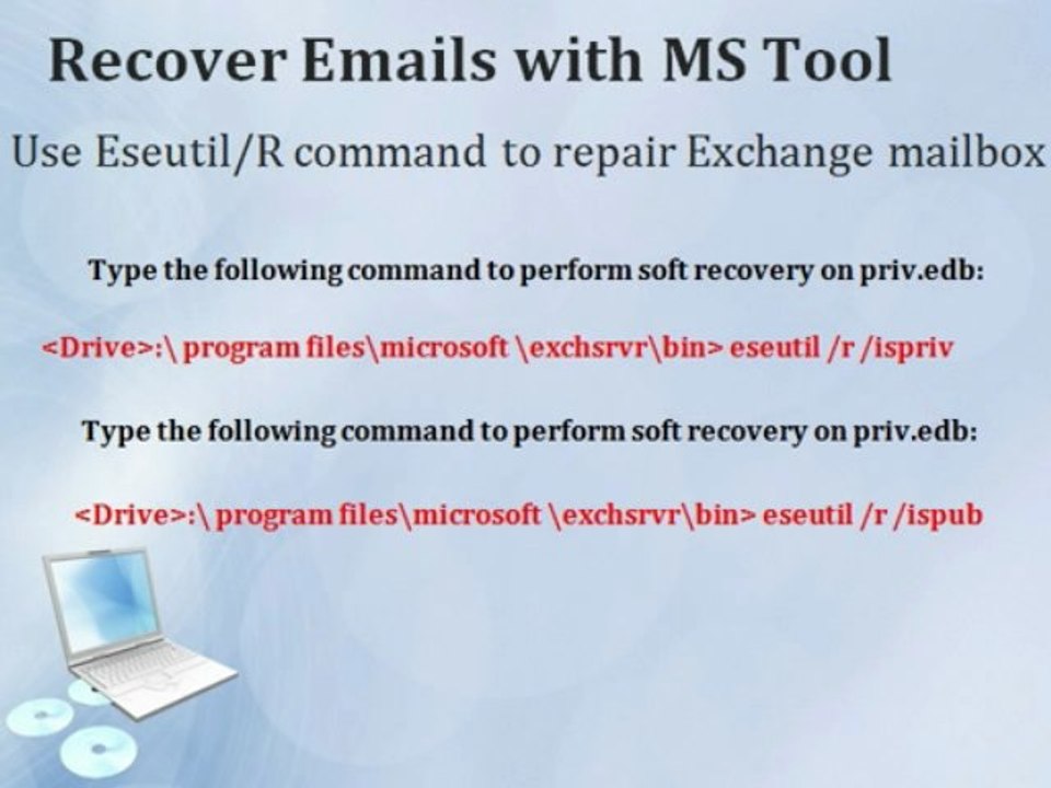 Offline Repair Exchange 2003
