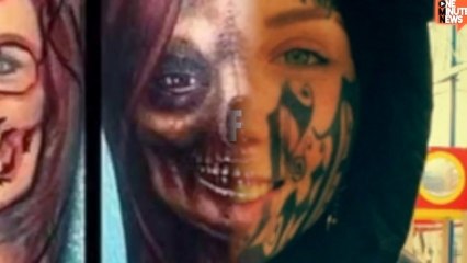 Zombie Girlfriend VS Name Across the Face: Which Tattoo is More Outrageous?