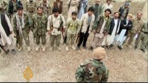 Afghan forces take stand against Taliban