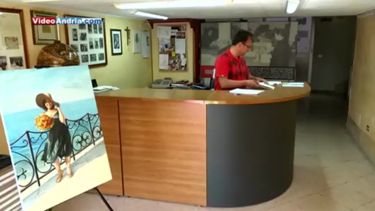 Le opere di Riccardo Loconte esposte presso "Grafiche Gugliemi" ad Andria