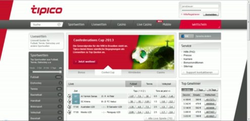 Live Tennis Wetten Tutorial bei Tipico