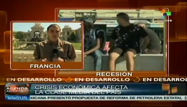 Crisis económica afecta a diferentes sectores de la sociedad francesa