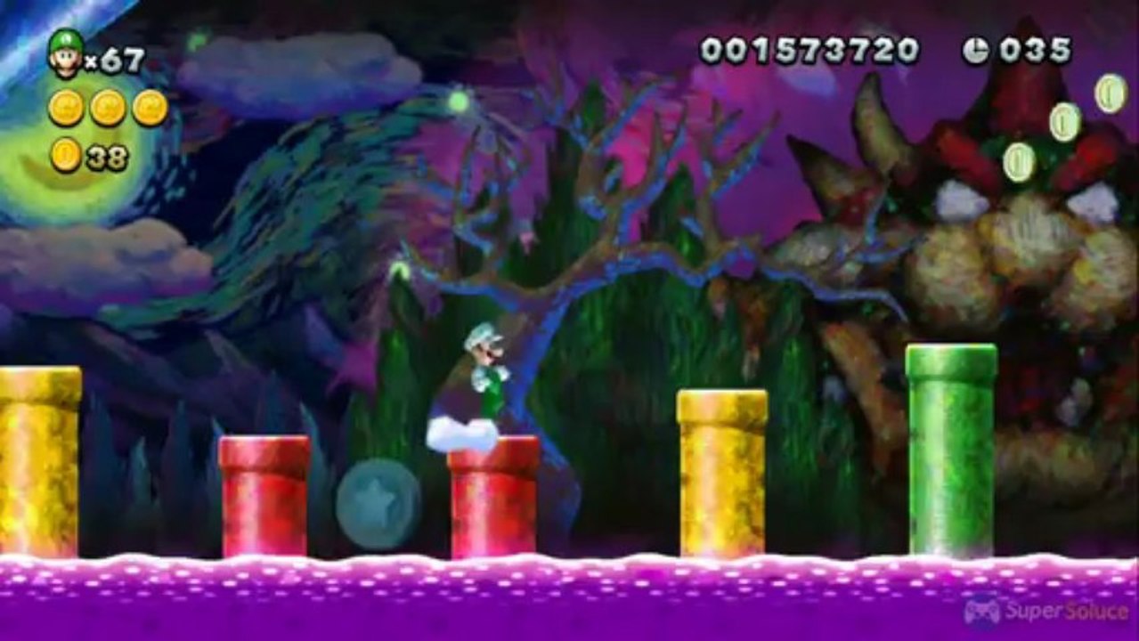 Soluce New Super Luigi U : Niveau 5-4 Passade secret