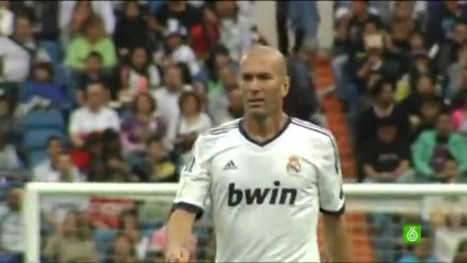 Ancelotti and Zidane together as coaching Real Madrid