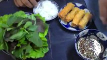 Vietnam Cookery Center - Vietnamese spring rolls with pork and seafood stuffing fish sauce dip