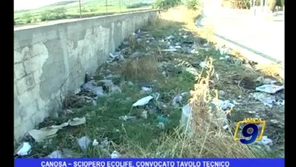 Canosa | Sciopero Ecolife, convocato tavolo tecnico