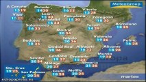 Previsión del tiempo para este martes 2 de julio