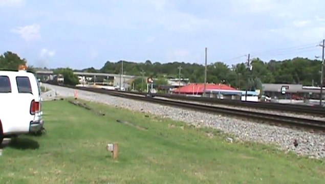 Norfolk Southern intermodal train through Austell Ga. into Whitaker Yard.